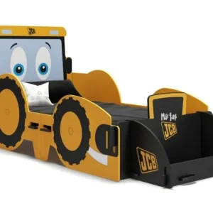 Kids Tractor Bed with Toy Box and Mattress