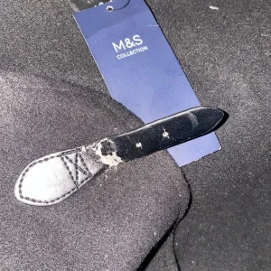 Black wool-like cape jacket - Image 3