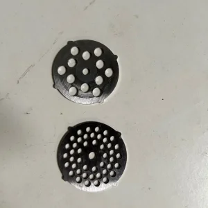 2 Stainless Steel Meat Grinder Hole Plates