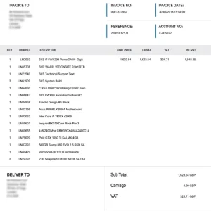 3XS Scan intel i7 music production PC - Image 8