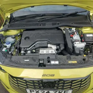 2024 Peugeot 208 5-door hatchback, yellow lime metallic - Image 2