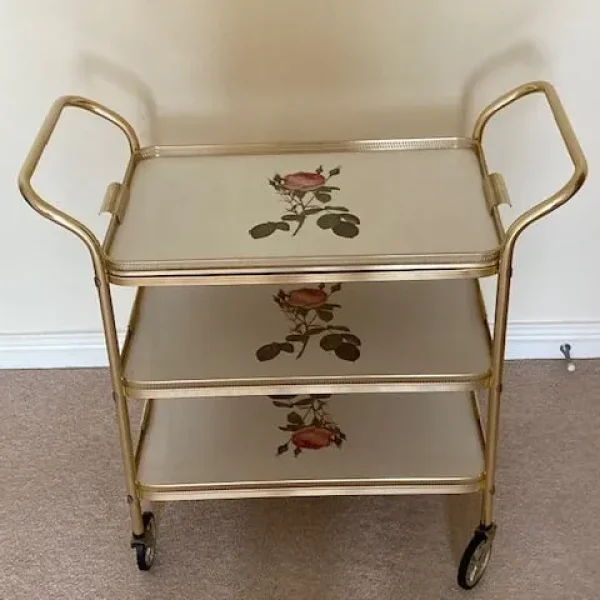 Vintage hostess tea trolley