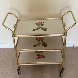Vintage hostess tea trolley