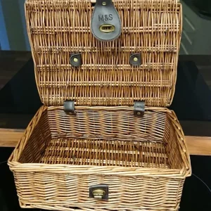 M&S wicker hamper