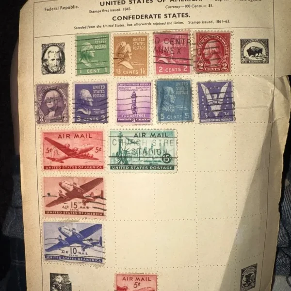 Rare USA and world stamps from 1865 onwards