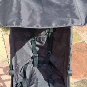 Black stroller with sun canopy - Image 2