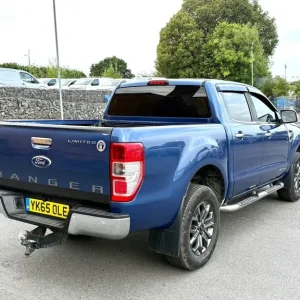 2015 Ford Ranger Limited 2.2 TDCI 150PS 4x4 Metallic Blue and Black Leather - Image 3