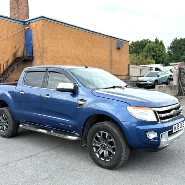 2015 Ford Ranger Limited 2.2 TDCI 150PS 4x4 Metallic Blue and Black Leather