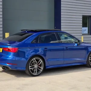 2016 Audi S3 S Tronic Quattro – Sepang Blue, Full Factory Spec - Image 3