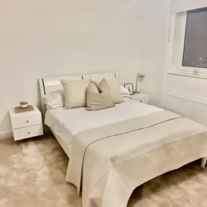 White double bed frame - Image 2