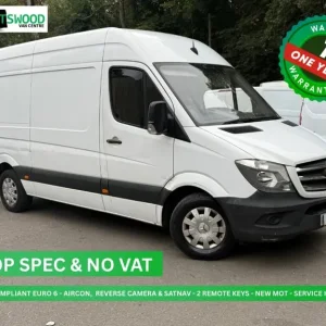 2017 MERCEDES SPRINTER 2.1L CDI WHITE MANUAL MWB - 147K MILES - TOP SPEC - EURO 6 ULEZ COMPLIANT