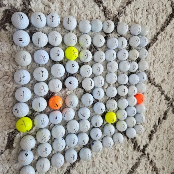 100 golf balls
