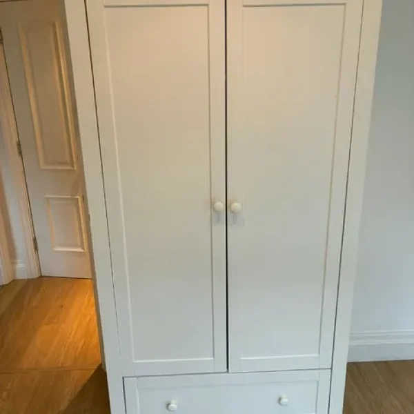 Silver Cross white kids wardrobe