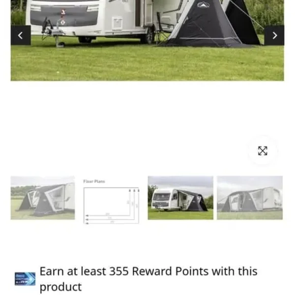 Caravan air canopy
