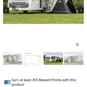 Caravan air canopy