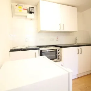 Large self-contained studio flat with gas and water included