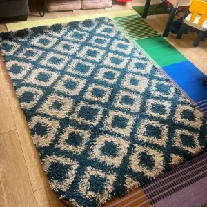 Blue rug