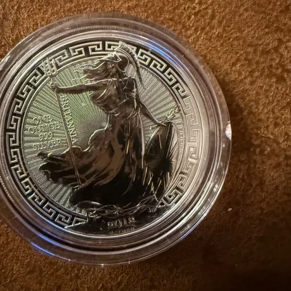 1 oz Brittania Fine Silver Bullion Coin with Queen Elizabeth II