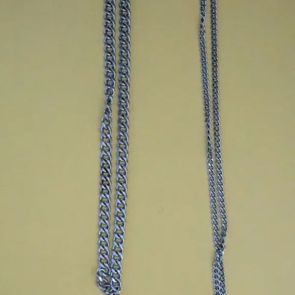 Stainless Steel Chain Bundle – Two Necklaces