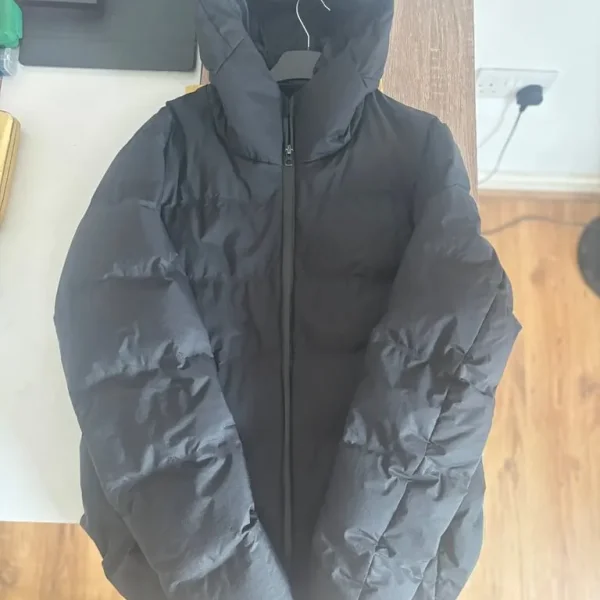 Down feather padded jacket