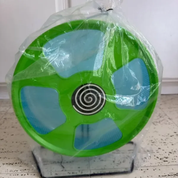 28cm Trixie Hamster Wheel. Green & Blue.