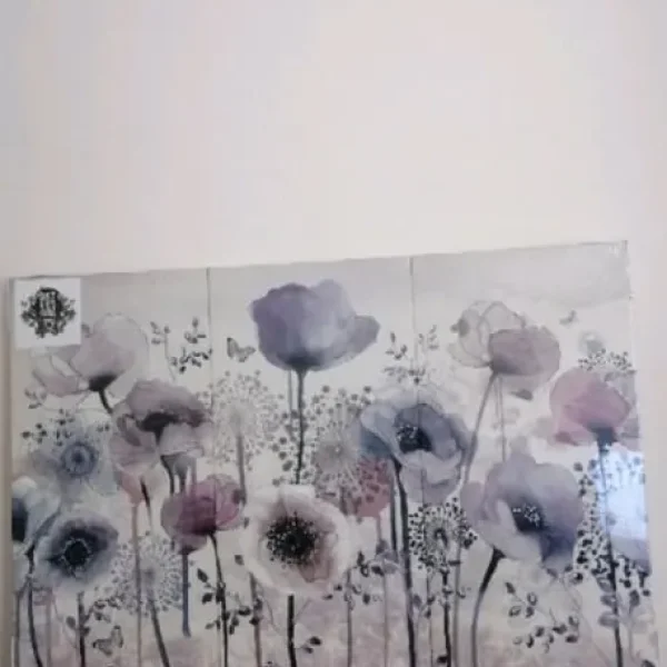 Next Classic Poppy Trio Printed Canvas Art