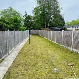 Garden gardener grass & fencing - Image 3