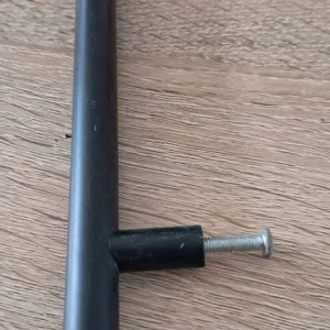 Black T bar kitchen cupboard handles - Image 2