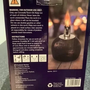 Citronella Table Oil Burner New in Box - Image 3
