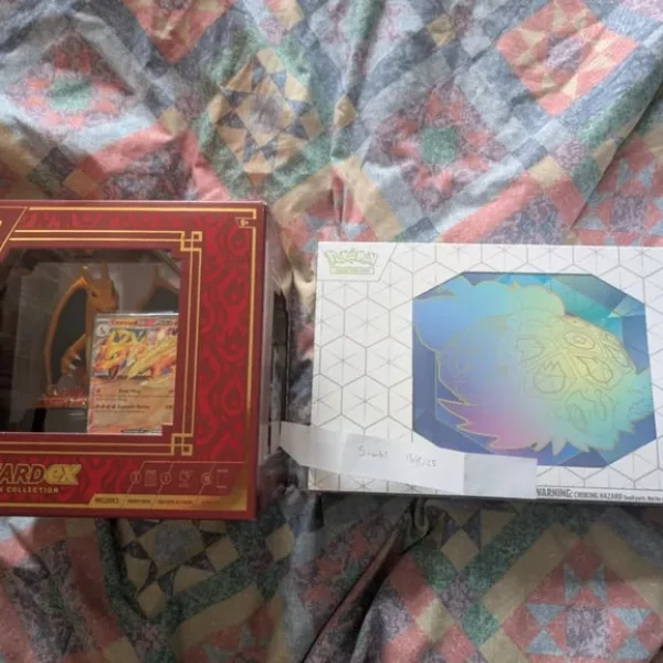 Pokemon TCG Charizard ex Super Premium and Terapagos ex UPC