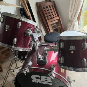 Drum set and music stand