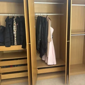 Ikea wardrobes OAK Effect TALL approx 136 cm high - Image 3