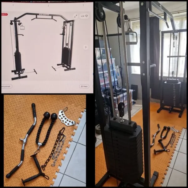 Weight bench crossover