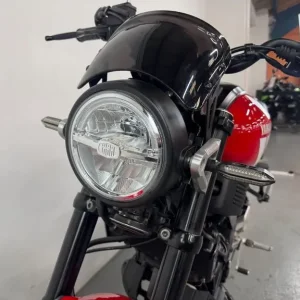 2021 Yamaha XSR125 125 Euro 5 Maroon Red - Image 4