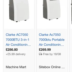 Clarke Air Portable AC with Remote - Image 7