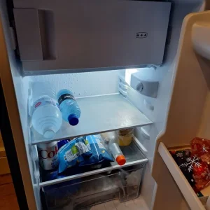 Fridge with small freezer compartment