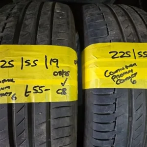 225/55/19 Continental Premium Contact 6 Tyres – Two Available