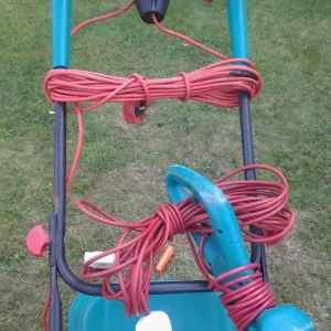 bosch lawn mower and strimmer set