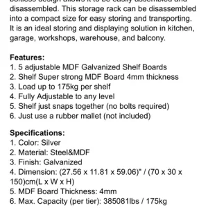 4 x Heavy duty storage racking system - Image 3