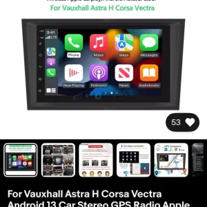 Apple Car Play for Vauxhall Corsa 09 onwards