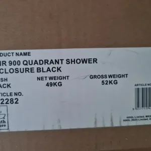 Quadrant shower enclosure black - Image 3