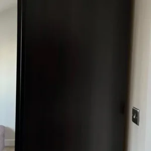 IKEA PAX Wardrobe Black/Brown Sliding Doors 2m x 195cm - Image 3