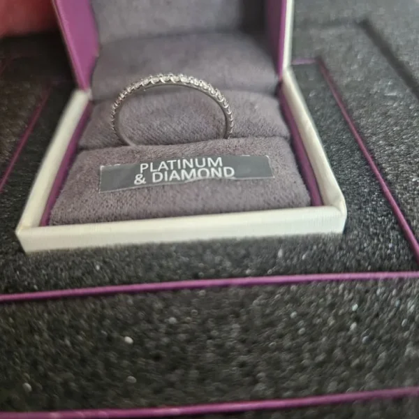 Full diamond eternity ring