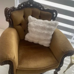 Elegant Vintage Baroque Style 3 Piece Sofa Set - Image 4