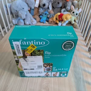 Infantino Flip Advanced 4 in 1 Convertible Baby Carrier - Light Grey