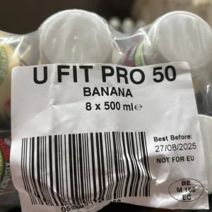Ufit 50g protein shake banana in date 8 pk - Image 2
