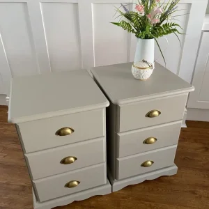 Pair of Bedside Tables - Image 7