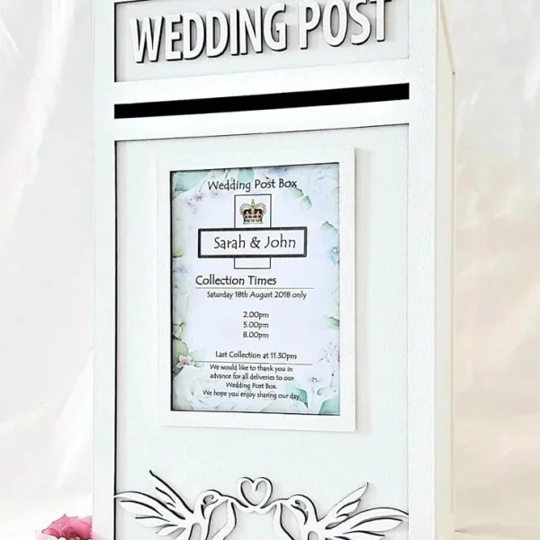 Little Lovebird Wedding Card Postbox