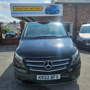2022 Mercedes-Benz Vito Mx8 Hackney Cab Black Minibus Diesel Manual - Image 2