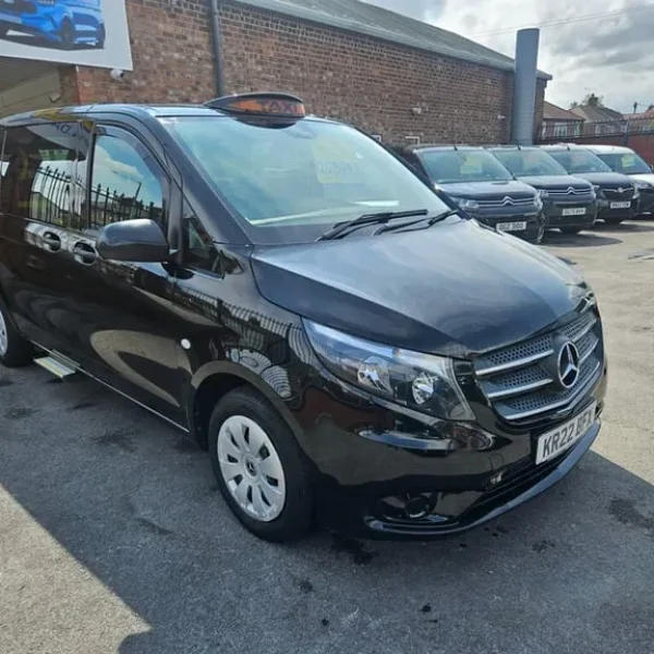 2022 Mercedes-Benz Vito Mx8 Hackney Cab Black Minibus Diesel Manual